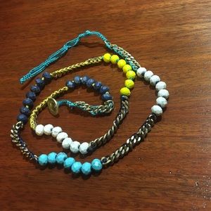 Chloe and Isabel bead and chain bracelet.